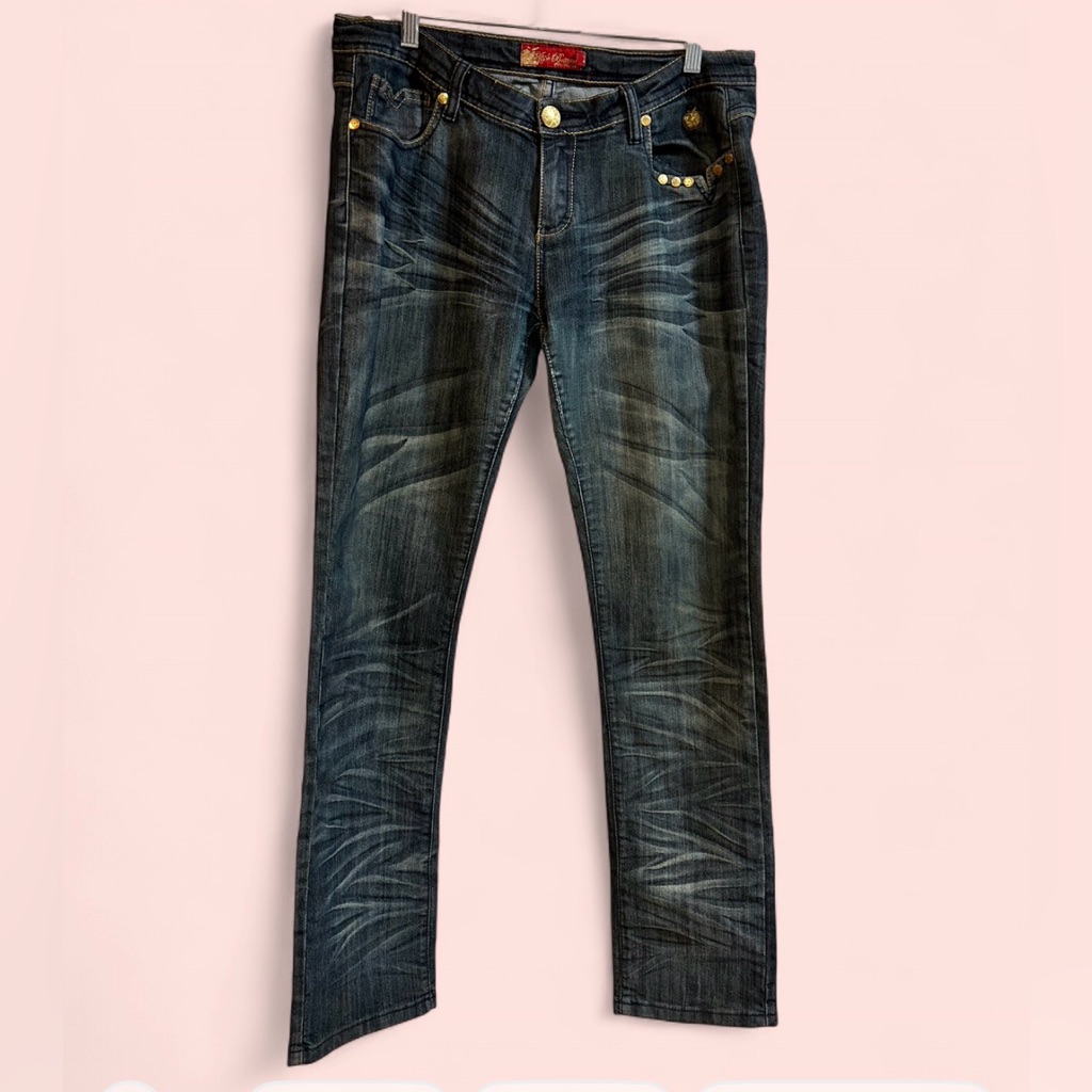 Apple Bottoms Dark Blue Skinny Jeans